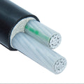 Aluminum core cross-linked polyethylene insulated polyvinyl chloride sheathed power cable