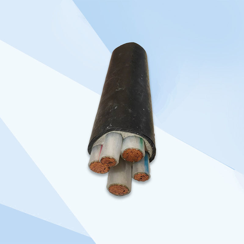 Copper core cross-linked polyethylene insulated polyolefin sheathed halogen-free low smoke flame-retardant A/B/C fire-resistant power cable
