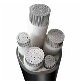 Aluminum core cross-linked polyethylene insulated polyvinyl chloride sheathed power cable
