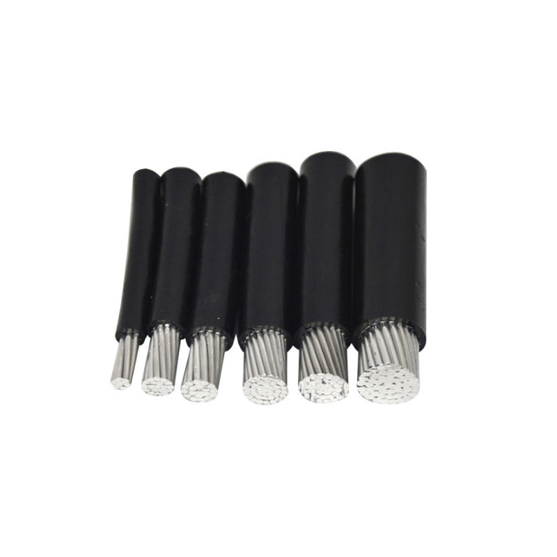 Aluminum core overhead insulated cable